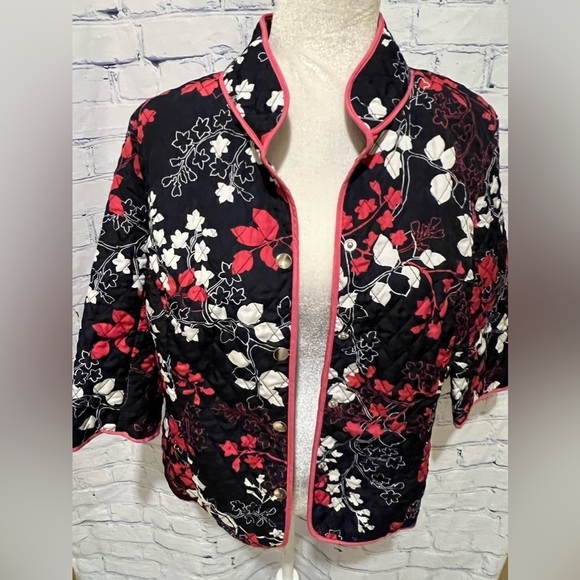 Kim Rogers Signature Quilted Jacket Women Size Medium - Picture 2 of 7